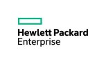 Small green-outlined rectangle over the bolded text Hewlett Packard whic is over the word Enterprise